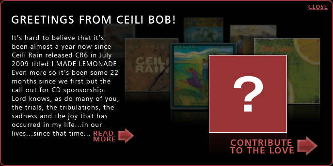 Greetings from Ceili Bob!